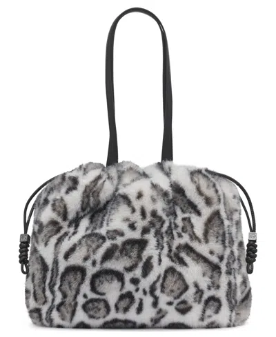 Dkny Halle Drawstring Large Tote Bag In Gray