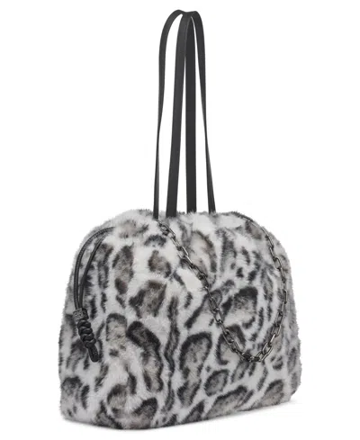 Dkny Halle Drawstring Large Tote Bag In Gray