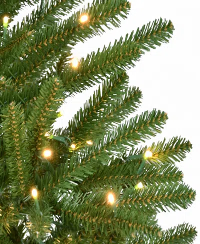Puleo 4.5' Pre-lit Artificial Mountain View Spruce Tree In Green