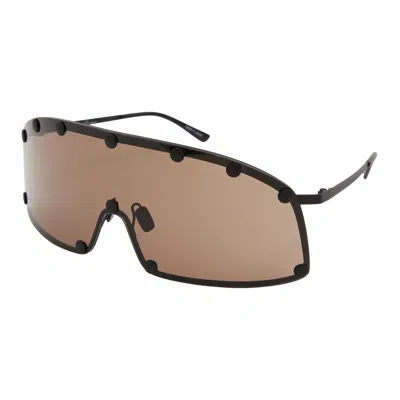 Rick Owens Drkshdw Black Sunglasses In Black