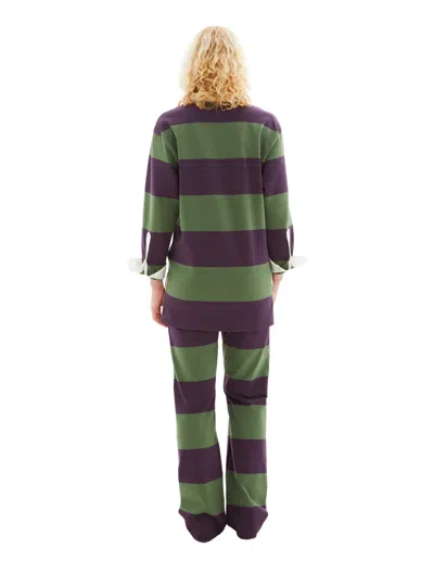 Dries Van Noten Chu Loose Fit Striped Polo Shirt In Multi