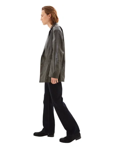 Martine Rose Empty Single Breasted Jacket In Gray