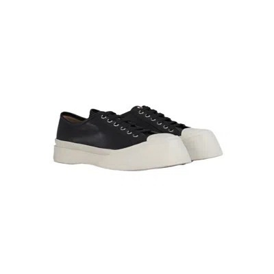 Marni Men's Black Nappa Leather Pablo Sneaker In Black