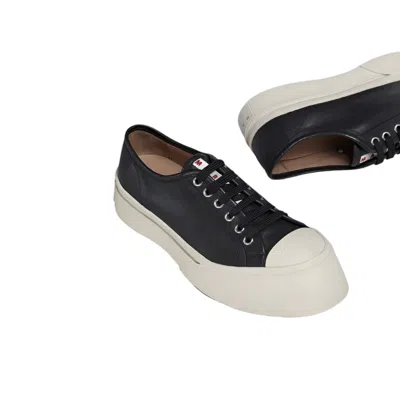Marni Men's Black Nappa Leather Pablo Sneaker In Black