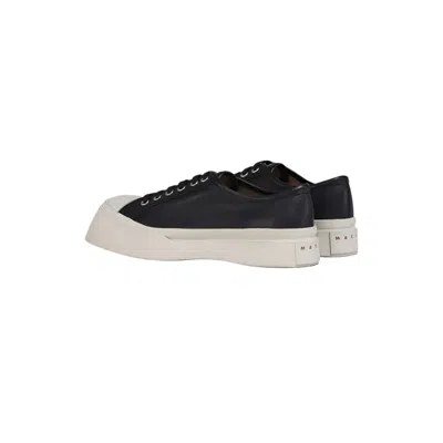 Marni Men's Black Nappa Leather Pablo Sneaker In Black