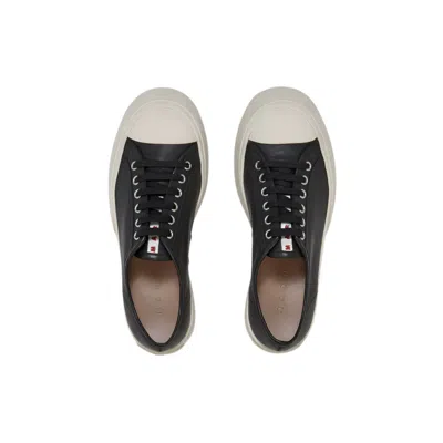 Marni Men's Black Nappa Leather Pablo Sneaker In Black