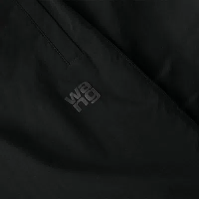 Alexander Wang Embossed Logo Pants In Black