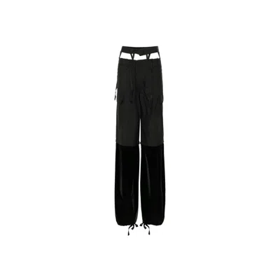 Ottolinger Baggy Cargo Pants In Black