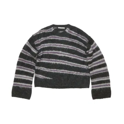 Acne Studios Mohair Blend Jumper In Gray