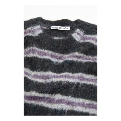 Acne Studios Mohair Blend Jumper In Gray