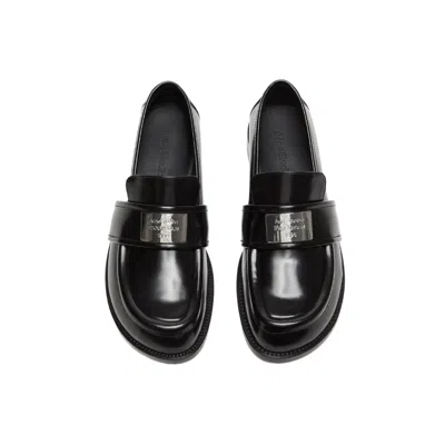 Acne Studios 25mm Bargot Leather Loafers In Black
