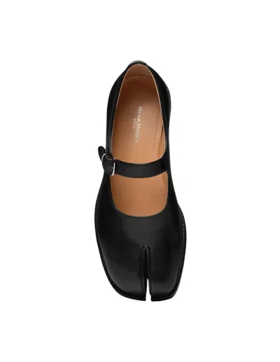 Maison Margiela Tabi Leather Mary Jane Loafers In Multi