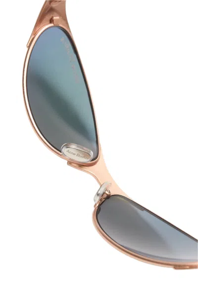 Acne Studios Metal Frame Charm Sunglasses In Multi