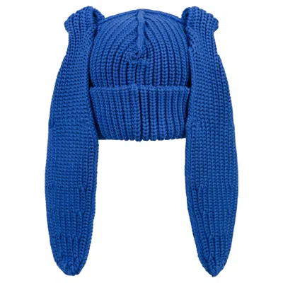 Charles Jeffrey Loverboy Chunky Rabbit Beanie In Blue