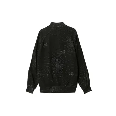 Needles Rib Collar Track Jacket In Black
