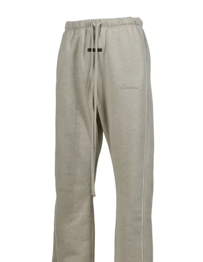 Essentials Relaxed Fleece Sweatpants With Piping In Neutral