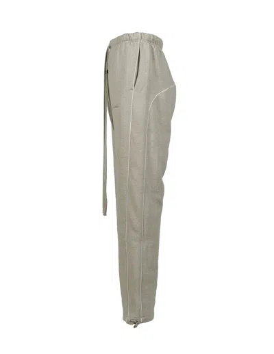 Essentials Relaxed Fleece Sweatpants With Piping In Neutral