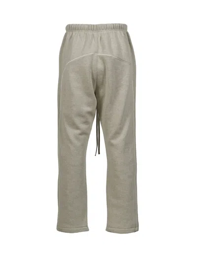 Essentials Relaxed Fleece Sweatpants With Piping In Neutral