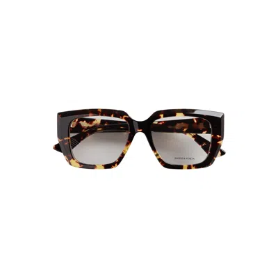 Bottega Veneta Classic Acetate Square Eyeglasses In Multi