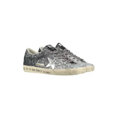 Golden Goose Superstar Sneakers In Silver