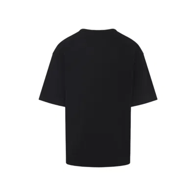 Lemaire Boxy Short Sleeves T-shirt Men In Black