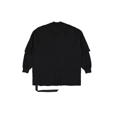 Rick Owens Drkshdw Tommy Hustler Sweatshirt In Black