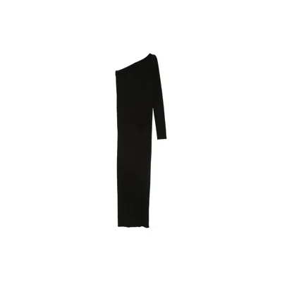 Rick Owens Drkshdw "ziggy" Dress In Black