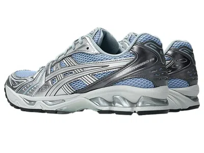 Asics Sleek Synthetic Leather Sneakers With Modern Silhouette In Blue
