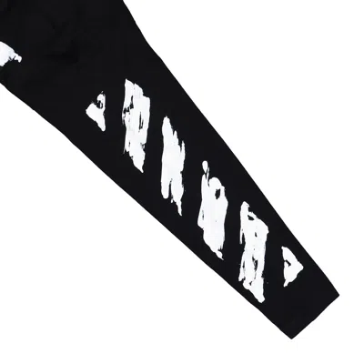 Off-white Ink Arrow 90 S Cotton Long Sleeve T-shirt In Black