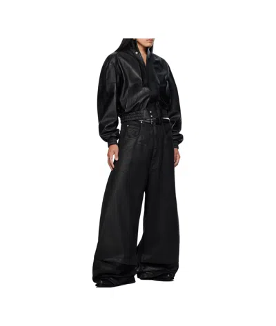 Lu'u Dan Blouson Leather Jacket In Black