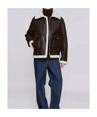 Apc Tommy Jacket In Brown