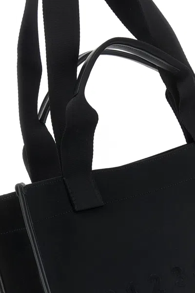 Maison Margiela Rectangular Shopping Bag Top Handles In Black