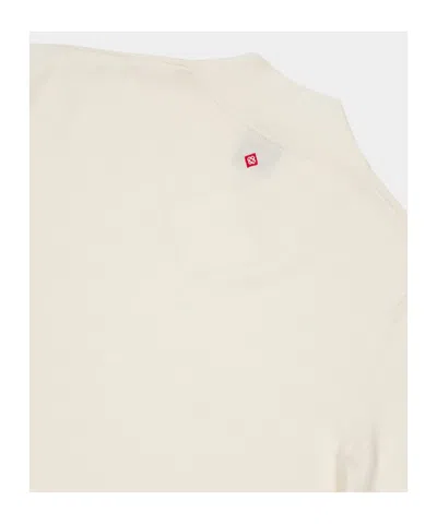 Casablanca V-neck Long-sleeve T-shirt In White