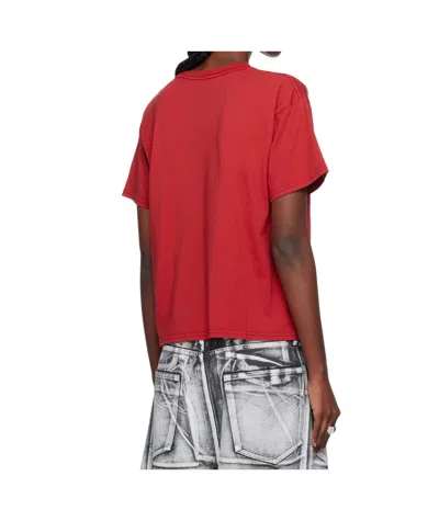 Lu'u Dan Slurp Noodles Box T-shirt In Red