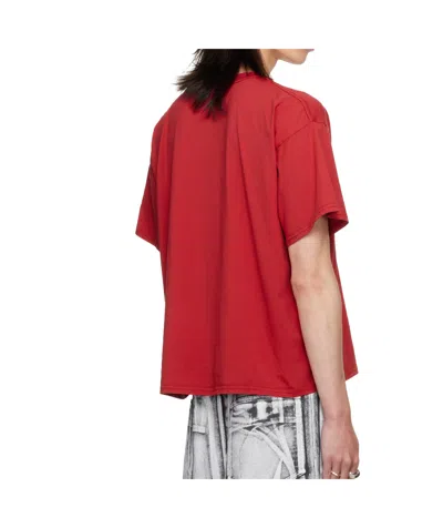 Lu'u Dan Slurp Noodles Box T-shirt In Red