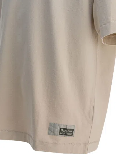 Barbour Kaptain Sunshine Graphic Print T-shirt In Neutral