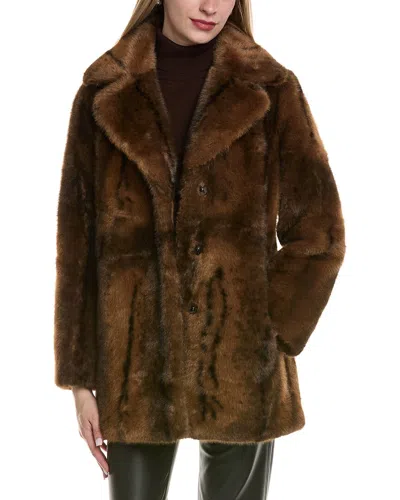 Stella + Lorenzo Medium Jacket In Brown