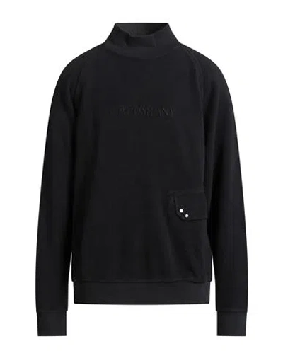C.p. Company C. P. Company Man Sweatshirt Midnight Blue Size Xxl Cotton In Black