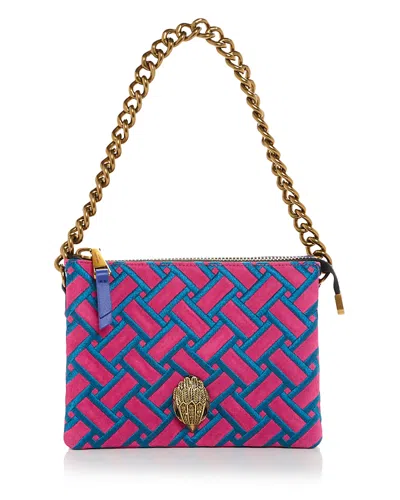 Kurt Geiger Kensington Puff 3 Pouch Crossbody Bag In Pink