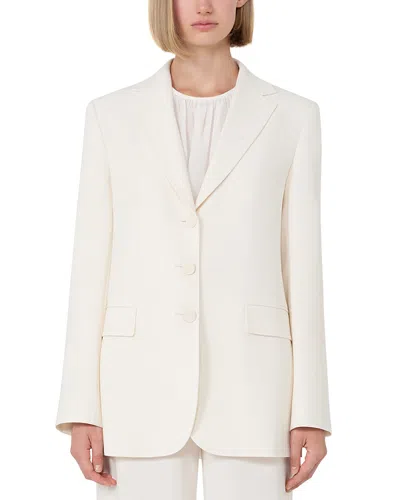 Max Mara Patrik Jacket In White