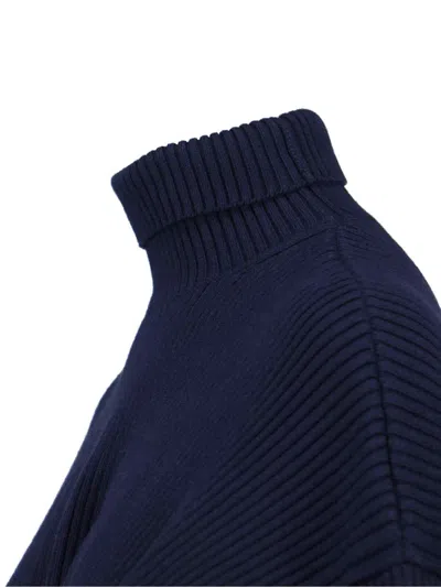 Balenciaga Women Pinches Mini Dress In Blue