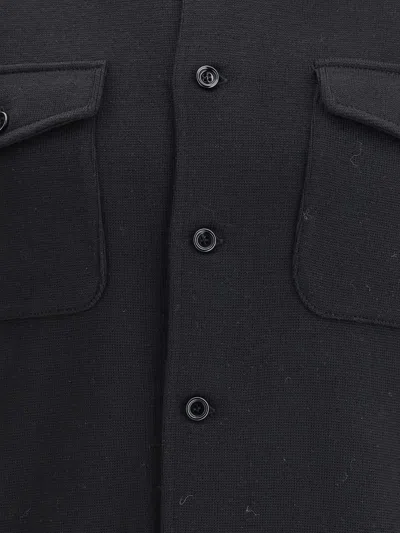 Lardini Jacket With Pockets In Black