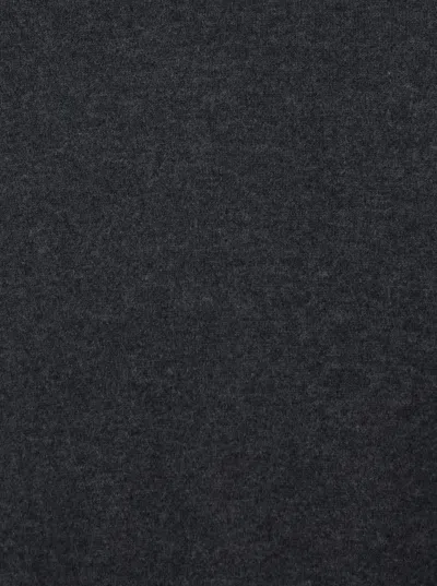 Balenciaga Long Grey Wool Skirt In Gray