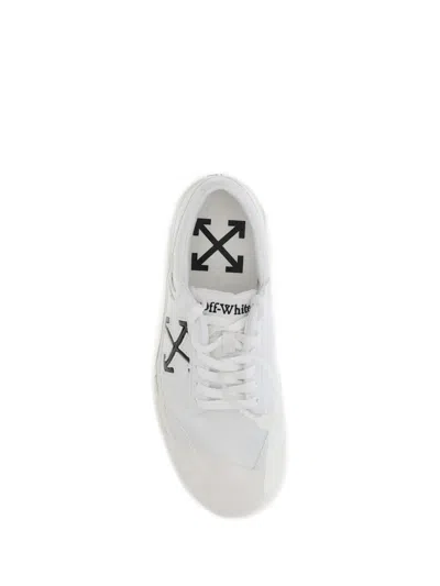 Off-white Low-top Sneakers With Graphic Arrow Detailing In Multi