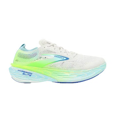 Pre-owned Brooks Hyperion Elite 4 Pb 'bluewash Green Gecko' | Cream | Men's Size 8.5 In Multi