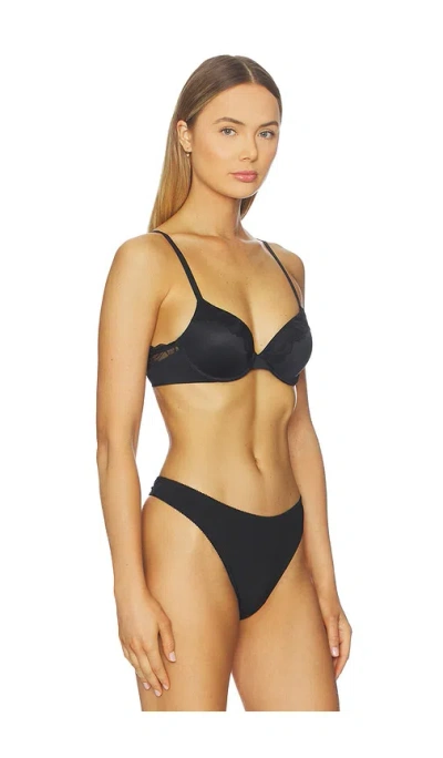 Calvin Klein Underwear Calvin Klein Lightly Lined Perfect Coverage Bra In Black