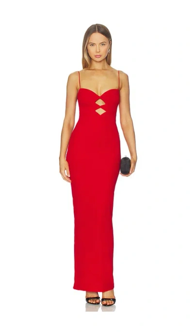 Nookie New Muse Gown In Red