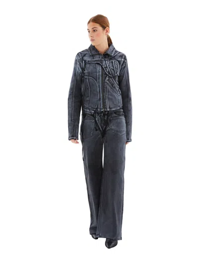 Ottolinger Double Fold Pants In Gray