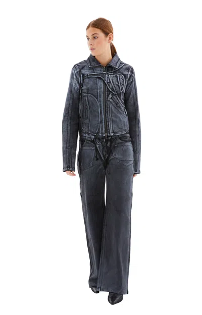Ottolinger Double Fold Pants In Gray