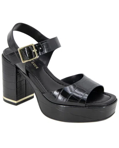 Kenneth Cole New York Women's Darla Platform Sandals In Black